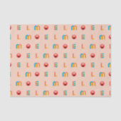 Papier Mousseline Motif Elmo moderne (Recto)