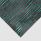 Papier Mousseline Motif émérite à rayures vert et noir (Détail)