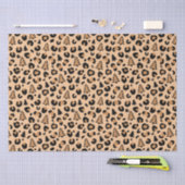 Papier Mousseline Motif Empreinte de léopard de Noël (Artisanat)