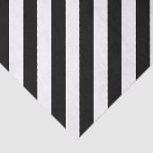 Papier Mousseline Motif en diagonale noir et blanc (Détail)