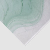 Papier Mousseline Motif en marbre blanc Abstrait Pastel Green (Détail)
