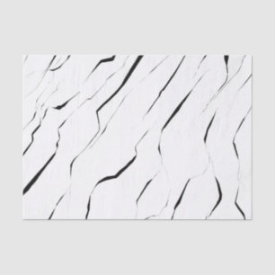 Papier Mousseline Motif en marbre blanc noir moderne