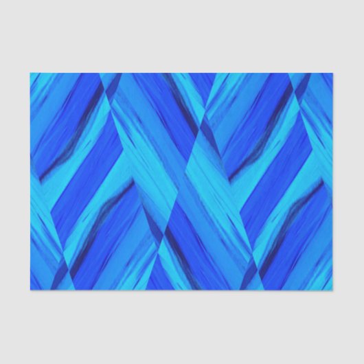 Papier Mousseline Motif en marbre bleu Cobalt complexe (Recto)