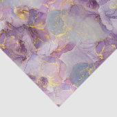 Papier Mousseline Motif en marbre Pastel Lilac, Parties scintillant  (Détail)