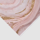 Papier Mousseline Motif en marbre rose Abstrait avec Parties scintil (Détail)