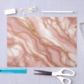 Papier Mousseline Motif en marbre rouge rouge rose mauve (Artisanat)