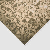Papier Mousseline Motif en or brillant et ombragé (Détail)