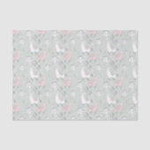 Papier Mousseline Motif en pastel de lama (Recto)
