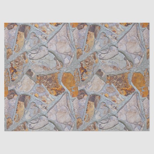 Papier Mousseline Motif en pierre naturelle rustique Imprimer 2 (Recto)