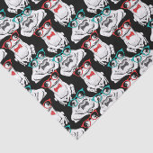 Papier Mousseline Motif en verre de grenouille (Détail)