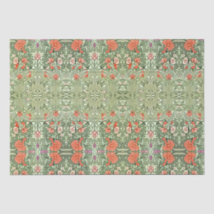 Papier Mousseline Motif enveloppant Art Noveau victorien inspiré des