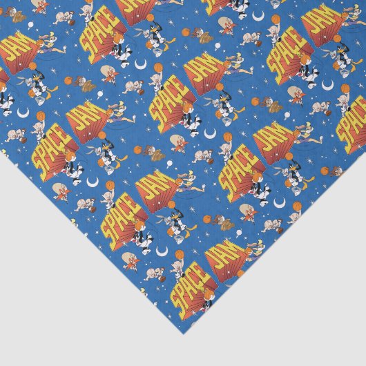 Papier Mousseline Motif Espace Extérieur SPACE JAM™ TUNE SQUAD™ (Détail)