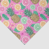 Papier Mousseline Motif Été Plage (Détail)