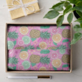 Papier Mousseline Motif Été Plage (Cadeau)