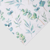 Papier Mousseline Motif Eucalyptus aquarelle (Détail)