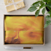 Papier Mousseline Motif Feu Et Flames (Cadeau)