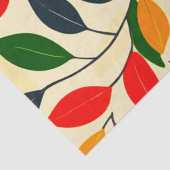 Papier Mousseline Motif feuille (Détail)