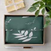 Papier Mousseline motif feuille (Cadeau)