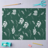 Papier Mousseline motif feuille (Artisanat)