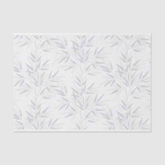 Papier Mousseline Motif Feuille Bamboo Tree (Recto)