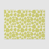 Papier Mousseline Motif feuille - Banana Green (Recto)