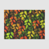 Papier Mousseline Motif feuille d'automne Abstrait (Recto)