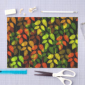Papier Mousseline Motif feuille d'automne Abstrait (Artisanat)