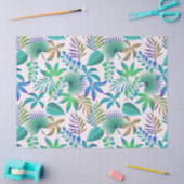 Papier Mousseline Motif feuille tropical (Artisanat)