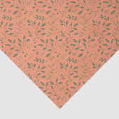 Papier Mousseline Motif Feuille Woodland (Détail)