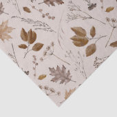 Papier Mousseline Motif Feuilles d'automne (Détail)
