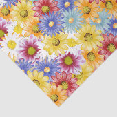 Papier Mousseline Motif Fleur Faisy Daisy (Détail)