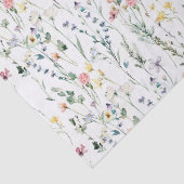 Papier Mousseline Motif fleur sauvage (Détail)