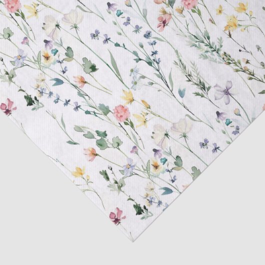Papier Mousseline Motif fleur sauvage (Détail)