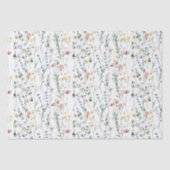 Papier Mousseline Motif fleur sauvage (Recto)