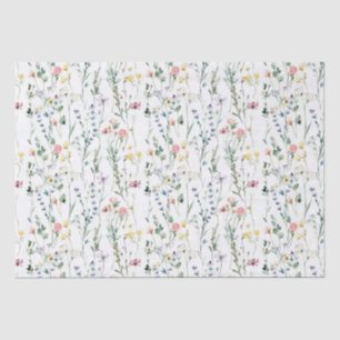 Papier Mousseline Motif fleur sauvage