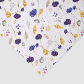 Papier Mousseline Motif Fleur sauvage (Détail)