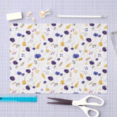 Papier Mousseline Motif Fleur sauvage (Artisanat)