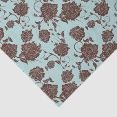 Papier Mousseline Motif floral 13 (Détail)