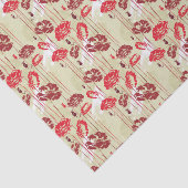 Papier Mousseline Motif floral 2 d'élégance abstraite (Détail)