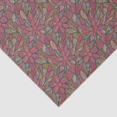 Papier Mousseline Motif floral 4 (Détail)