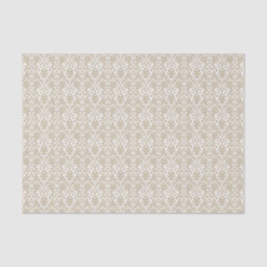 Papier Mousseline Motif floral 4 (Recto)