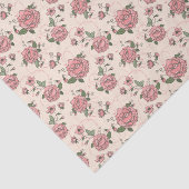 Papier Mousseline Motif floral 5 (Détail)