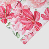 Papier Mousseline Motif floral d'aquarelle (Détail)