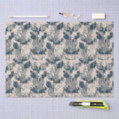 Papier Mousseline Motif floral désorganisé (Artisanat)