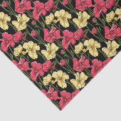 Papier Mousseline Motif floral élégant 2 (Détail)