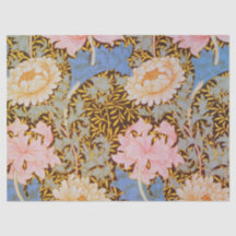 Motif floral gras design Wm Morris