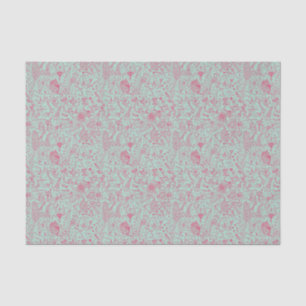 Papier Mousseline Motif floral mignon d'été