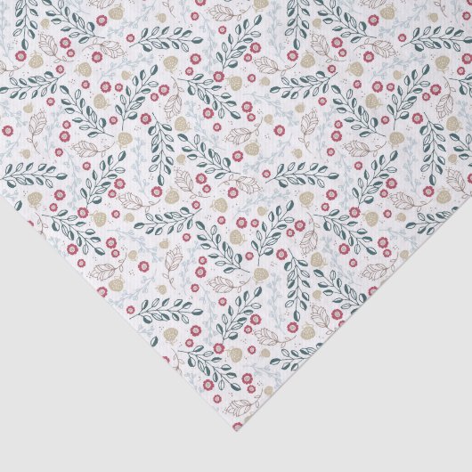 Papier Mousseline Motif forestier de Festive (Détail)