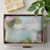 Papier Mousseline Motif français chic Shabby (Cadeau)