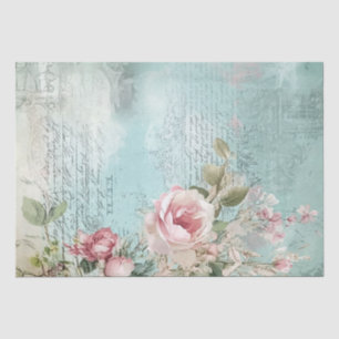 Papier Mousseline Motif français chic Shabby